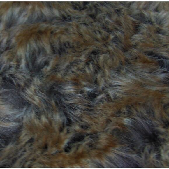 NEW Eskimo Brown Faux Fur & Fleece THROW 50x60 BLANKET Bedford Cottage Kennebunk - Picture 7 of 12